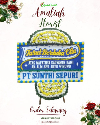 Papan Bunga Duka di Namrole